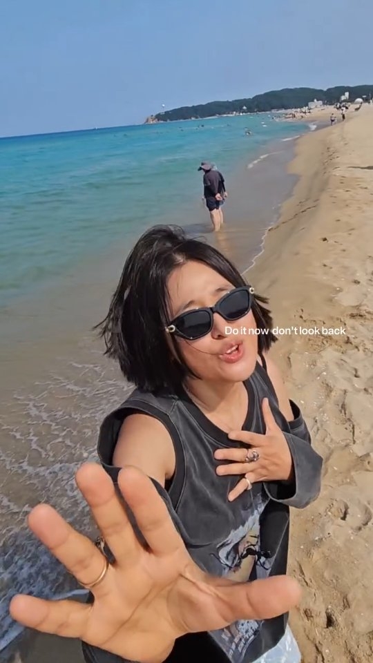 바닷가에서, 원하는 거 다 해봐